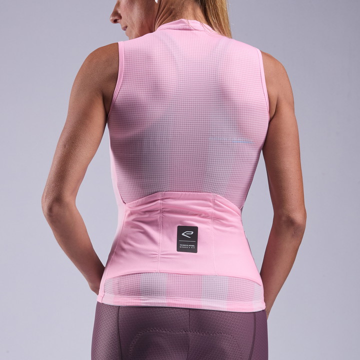 MAILLOT SANS MANCHES Femme SUNSTRIPES ROSE