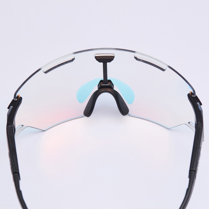 Lunettes EKOI Racing ARIA Noir Silver PH LIGHT Rouge Cat1-3