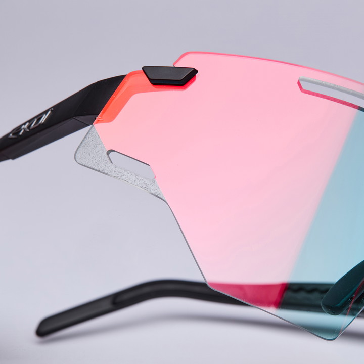 Lunettes EKOI Racing ARIA Noir Silver PH LIGHT Rouge Cat1-3