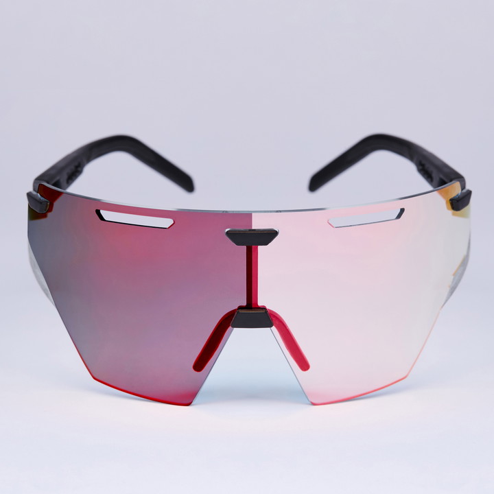 Lunettes EKOI Racing ARIA Noir Silver PH LIGHT Rouge Cat1-3