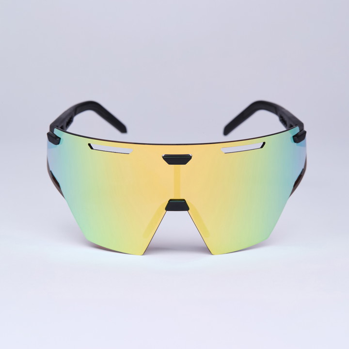 Lunettes EKOI Racing ARIA Noir Gold REVO Gold Cat3