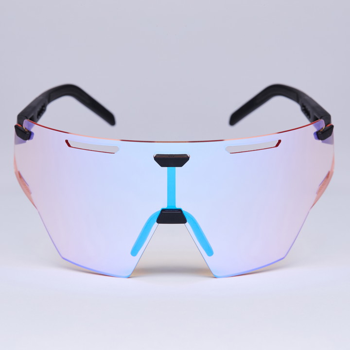 Lunettes EKOI Racing ARIA Noir Silver ICE Bleu Cat1 