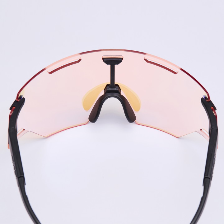 Lunettes EKOI Racing ARIA Noir Silver ICE Bleu Cat1 