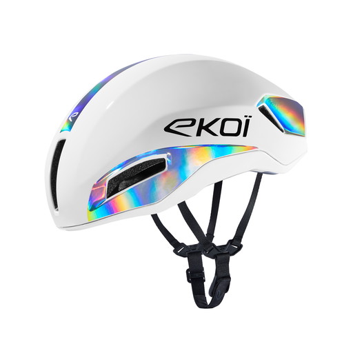 Helmet EKOI Racing R-AERO LTD White Holo Silver