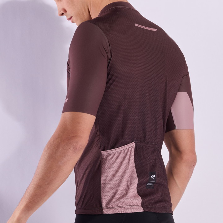 TOPO MTB XC-shirt EKOI Perf RUSH Chocolade