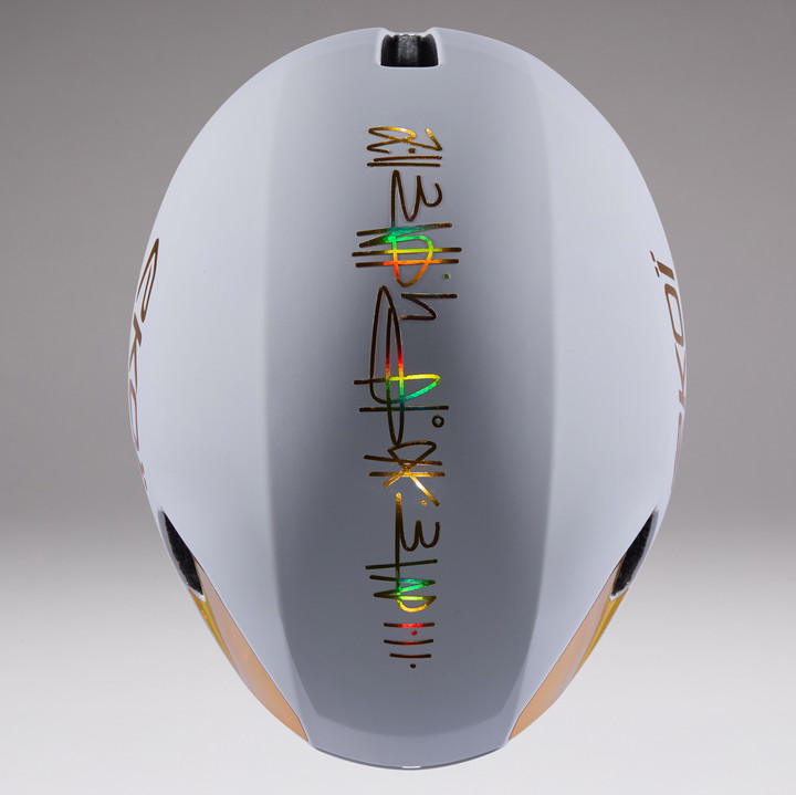 Kask EKOI Racing R-AERO LTD DAVID MINARD Biało-Złoty