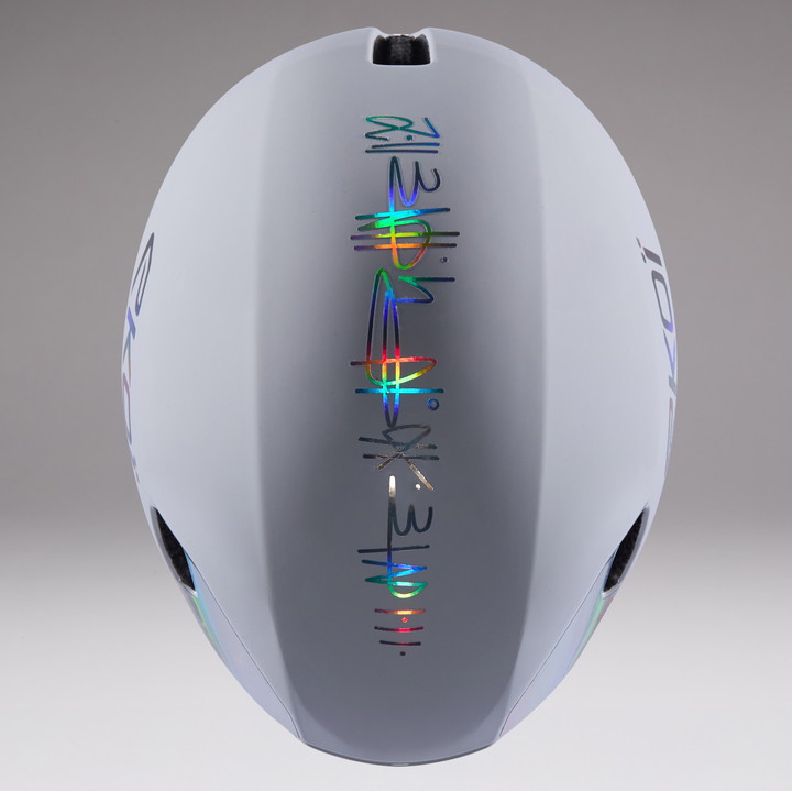 Racehelm EKOI Racing R-AERO LTD DAVID MINARD White Silver