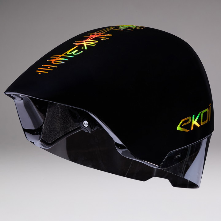 Casque EKOI Racing PURE AERO LTD DAVID MINARD Black Gold