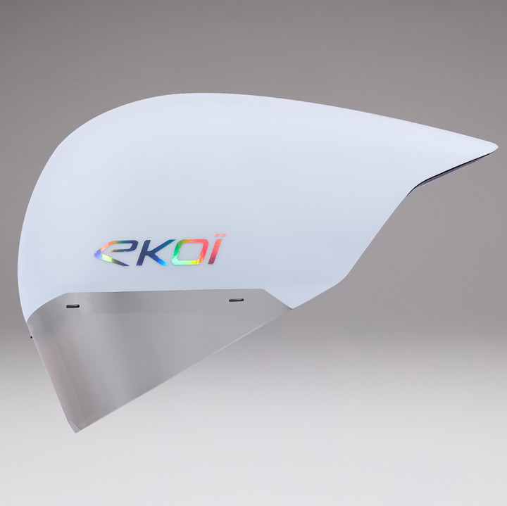 Casque EKOI Racing PURE AERO LTD DAVID MINARD White Silver