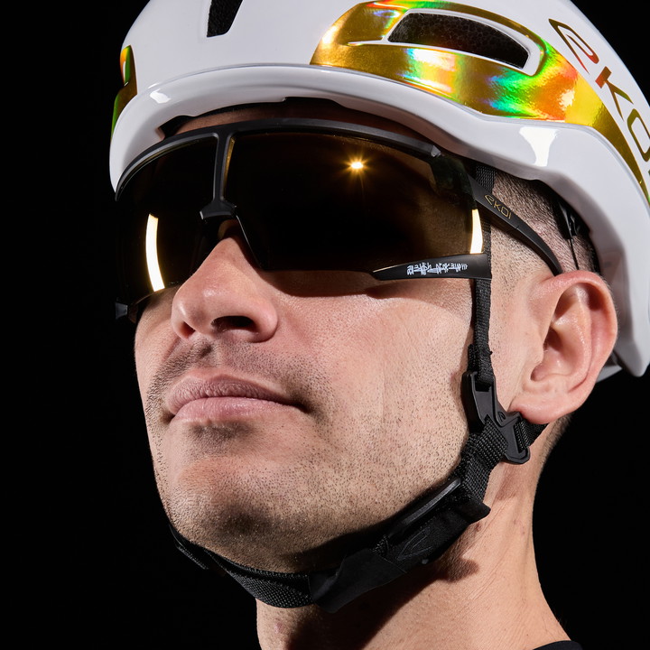 Glasses EKOI Racing S-AERO LTD DAVID MINARD Black Revo Gold Cat3