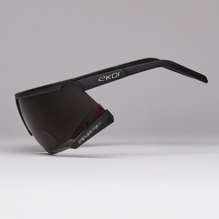 Rennradbrille EKOI Racing S-AERO LTD DAVID MINARD Black Mirror Kat.3