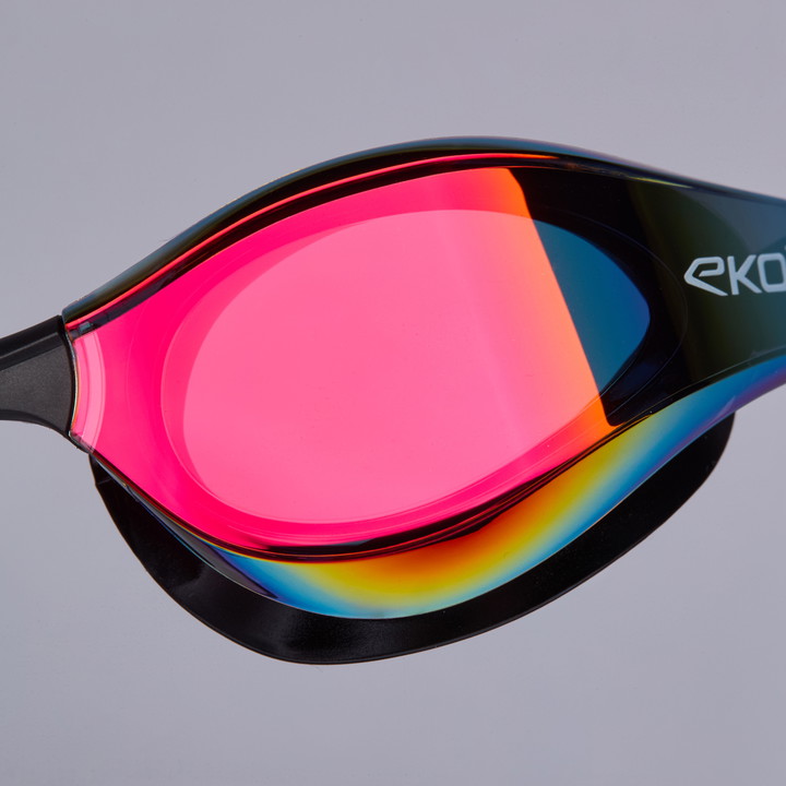 Lunettes de natation EKOI Racing AQUA RACER RED Mirror SW2