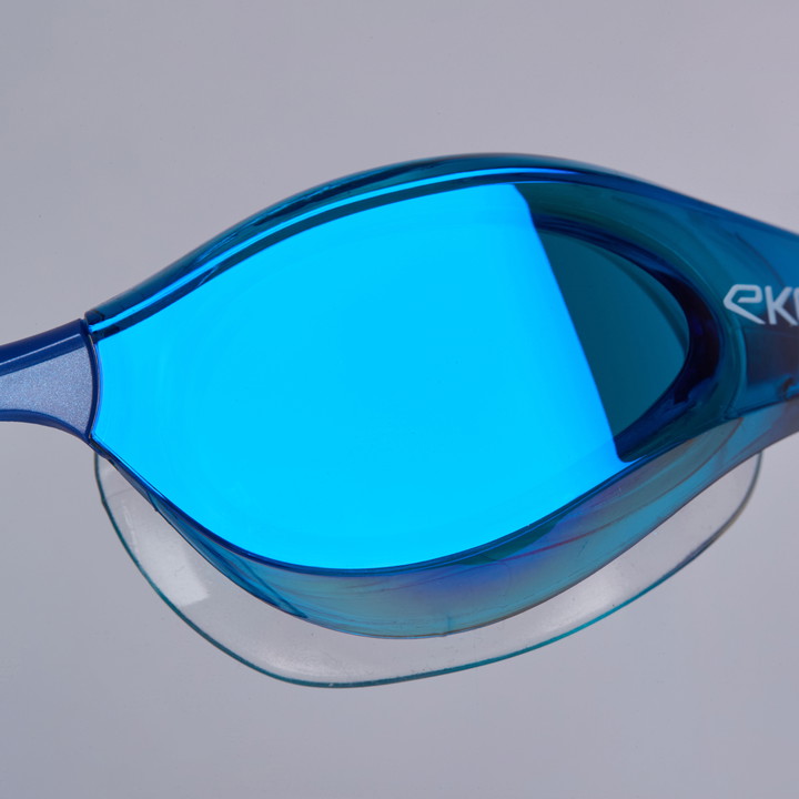 Lunettes de natation EKOI Racing AQUA RACER BLUE Mirror SW3