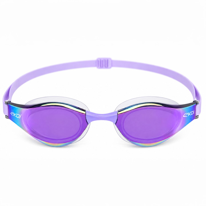 Lunettes de natation EKOI Racing AQUA RACER PURPLE Mirror SW3
