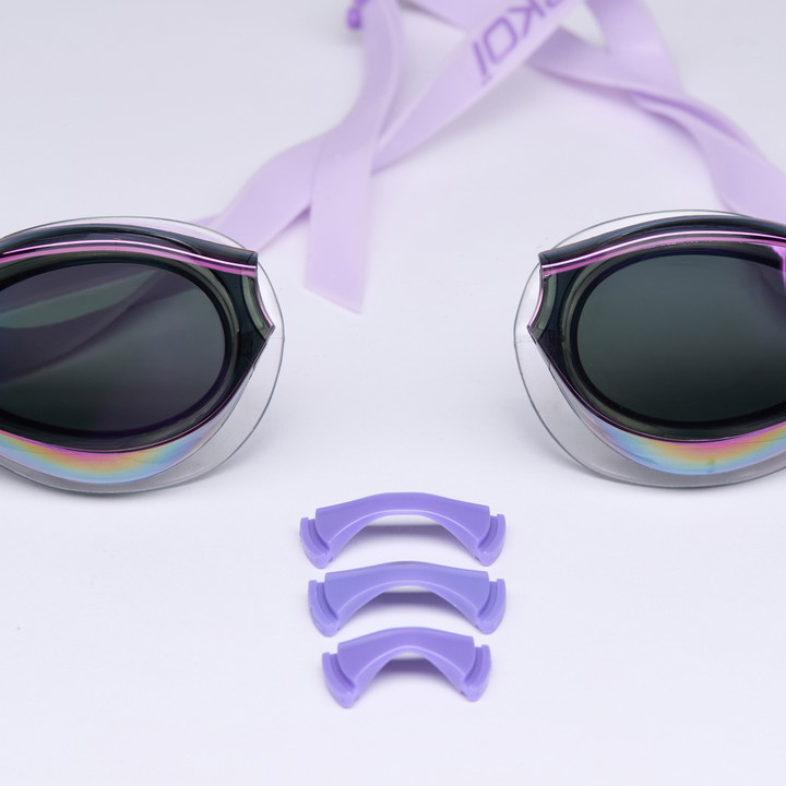 Lunettes de natation EKOI Racing AQUA RACER PURPLE Mirror SW3