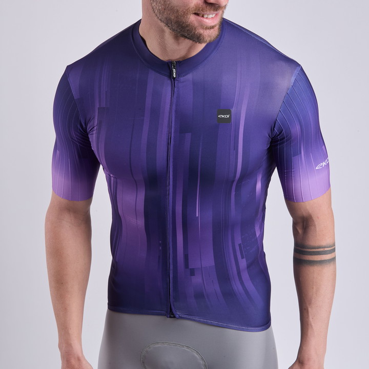 Cykeltröja EKOI Perf MIRAGE Lila