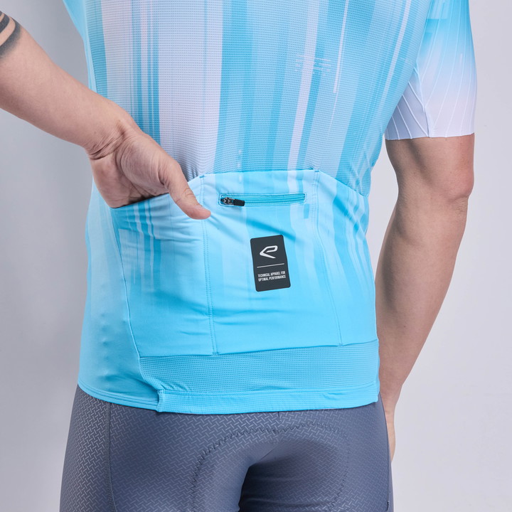Cykeltrøje EKOI Perf MIRAGE Turkis