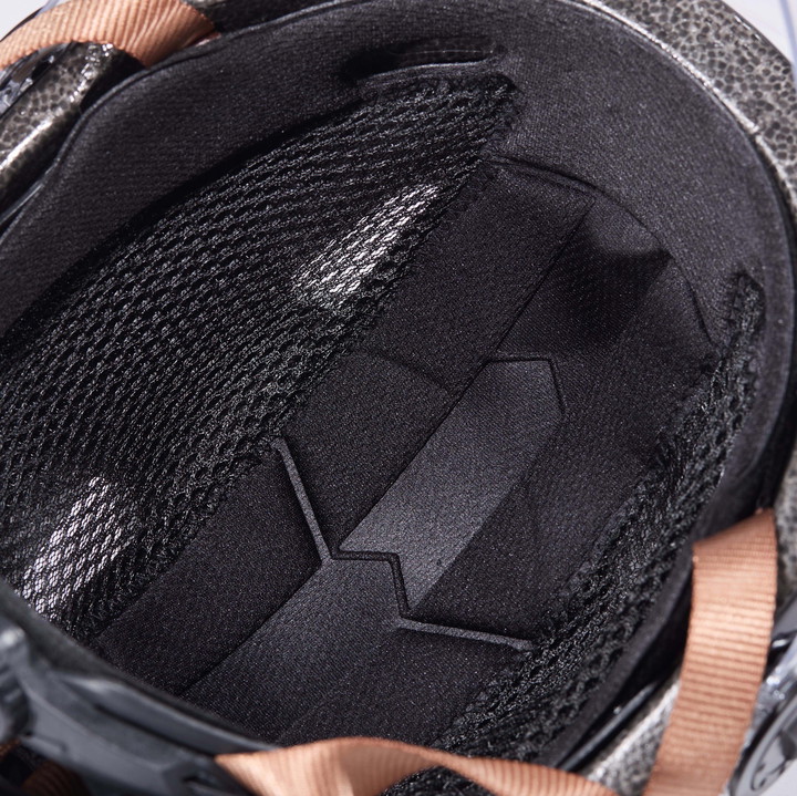 Casque urbain EKOI CITY STYLE LTD STRIPES Ecran Black Holo Gold