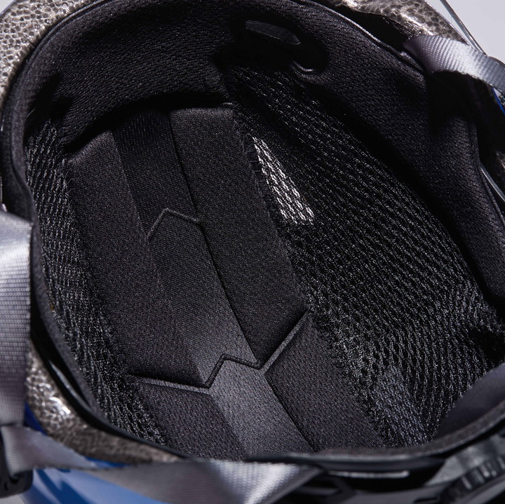 Casque urbain EKOI CITY STYLE LTD STRIPES Ecran Blue Reflective