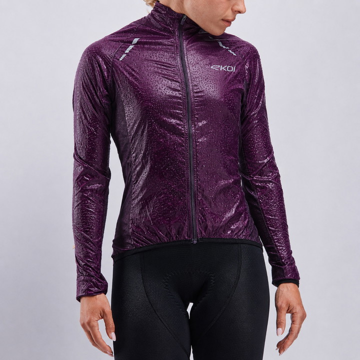 VESTE COUPE VENT Femme EKOI PERF LIGHT LASER  PRUNE