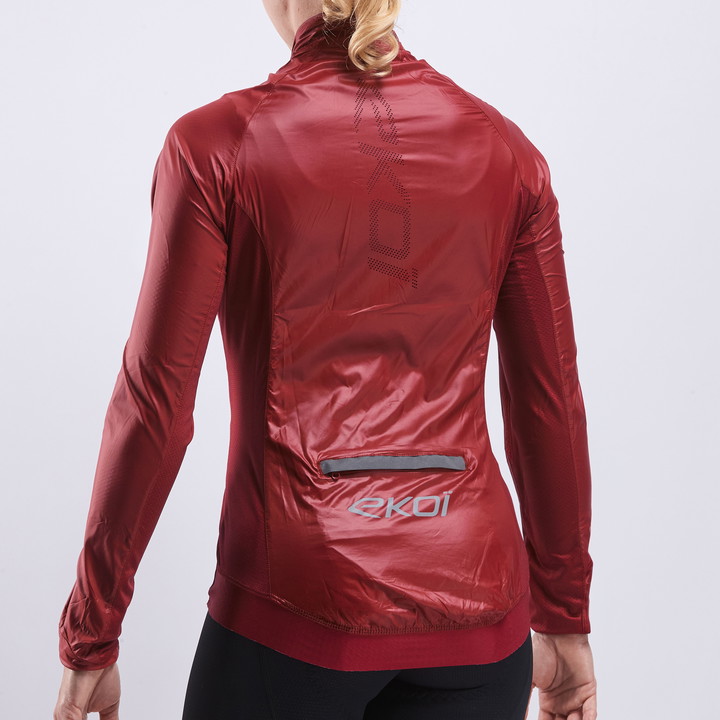 VESTE COUPE VENT Femme EKOI PERF LIGHT LASER  RHUBARBE
