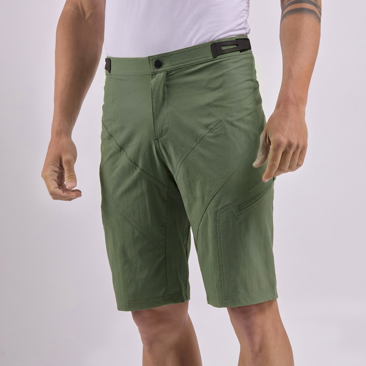 Short gravel EKOI Perf CONFORT Kaki