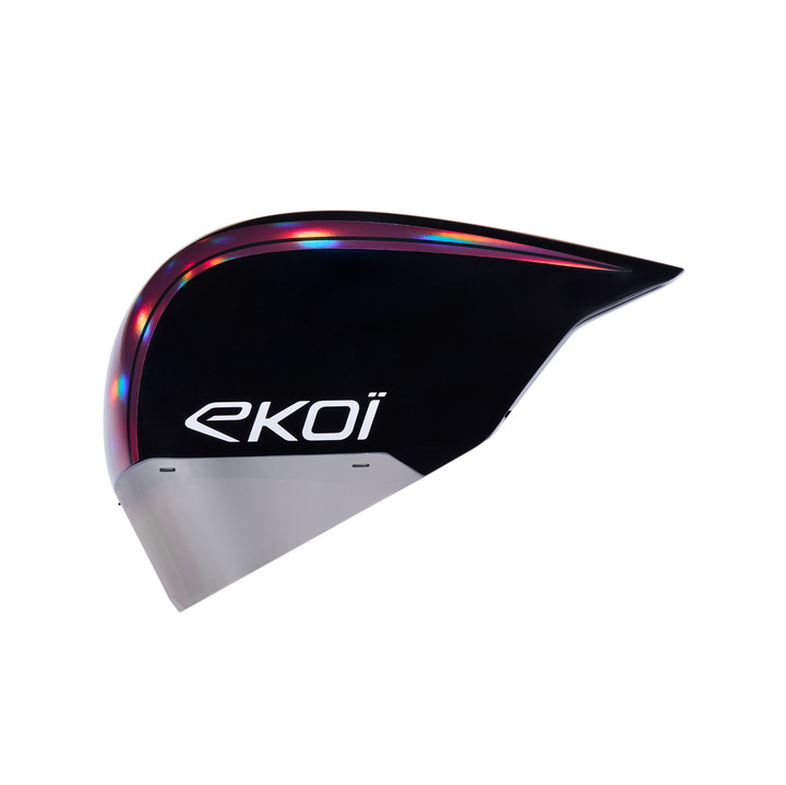 Casque EKOI Racing PURE AERO Mirror Cat2 Noir Holo Cerise