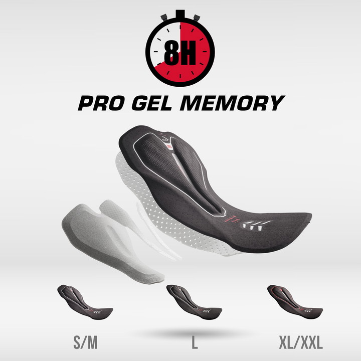 Cuissard EKOI Perf GEL MEMORY EVO Prune