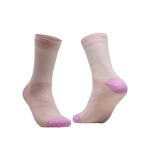 Dames fietssokken EKOI Perf ESTATE 16 cm Koraal