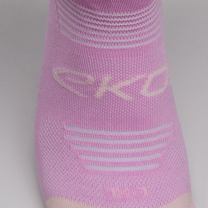 Calze da ciclismo donna EKOI Perf ESTATE 16cm ROSA