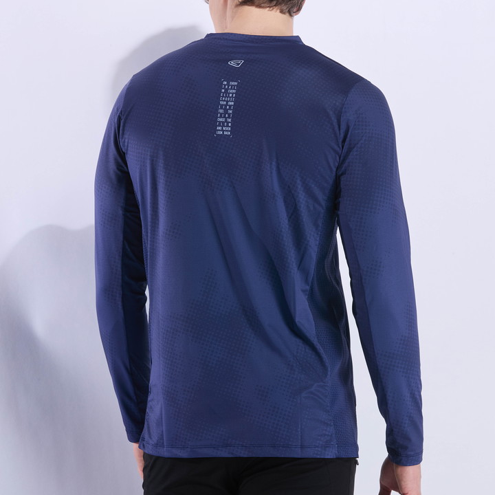 Maillot EKOI PERF RUSH TYE AND DYE TOPO MANCHES LONGUES BLEU