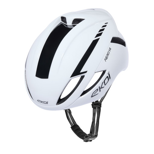 Casque EKOI Perf AERO14 Blanc Black Design 