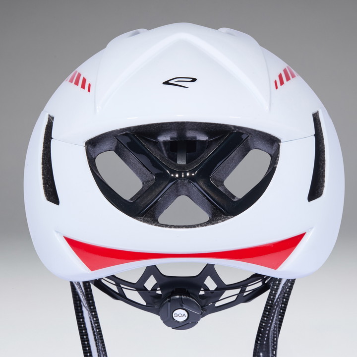 Casque EKOI Perf AERO14 Blanc Rouge