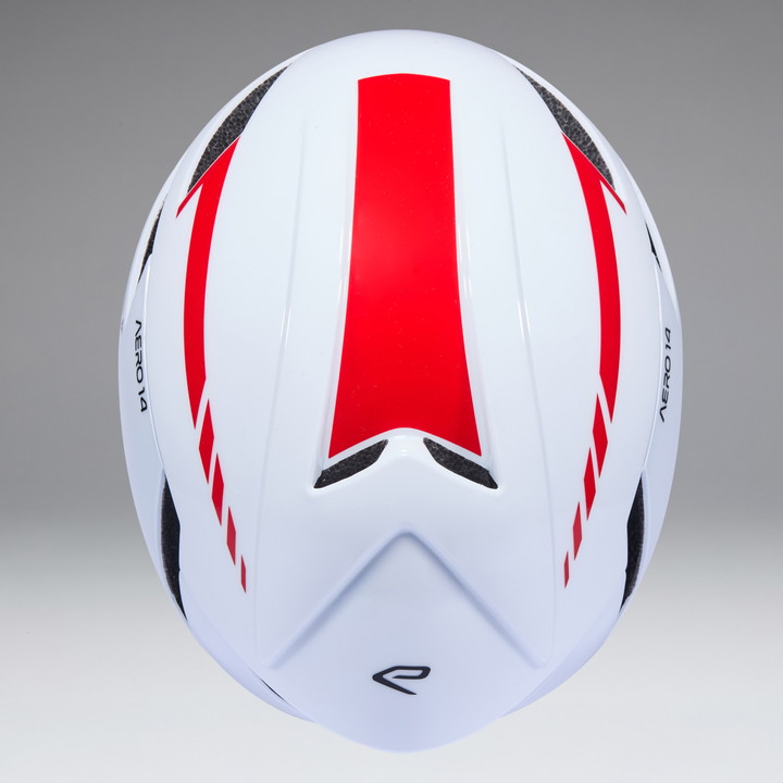 Casque EKOI Perf AERO14 Blanc Rouge