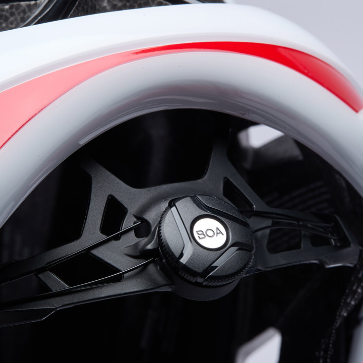 Casque EKOI Perf AERO14 Blanc Rouge