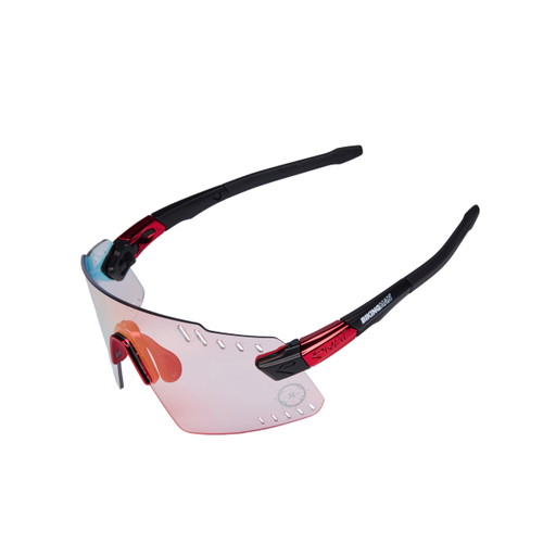 EKOI Perf LUMEN PURA BIKINGMAN LTD Brille Schwarz Chromrot PH Cat 0-3 