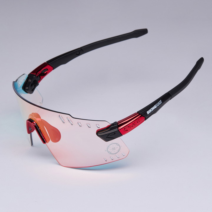 Lunettes EKOI Perf LUMEN PURA BIKINGMAN LTD Noir ChromeRouge PH Cat 0-3 