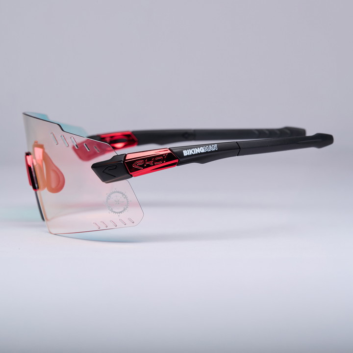 Lunettes EKOI Perf LUMEN PURA BIKINGMAN LTD Noir ChromeRouge PH Cat 0-3 