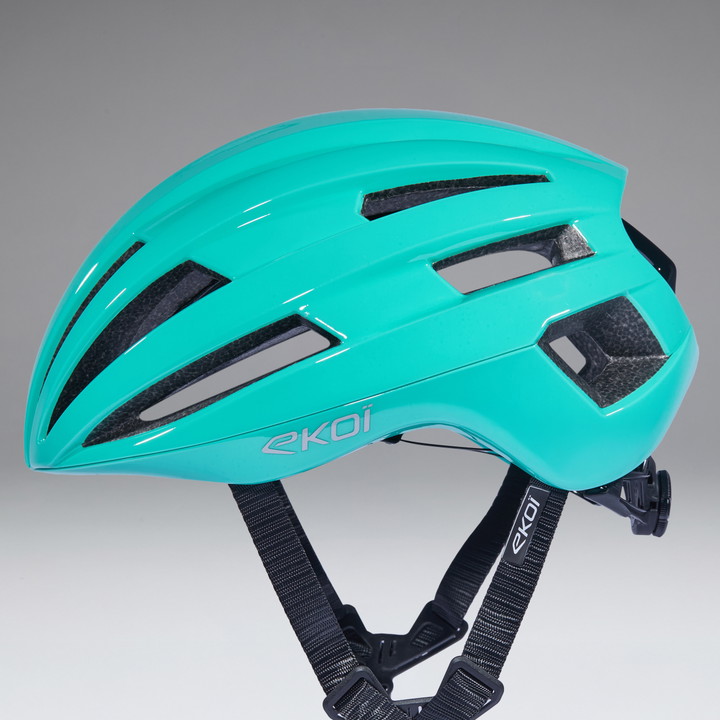 Casque EKOI Perf GARA Aqua Logo Silver