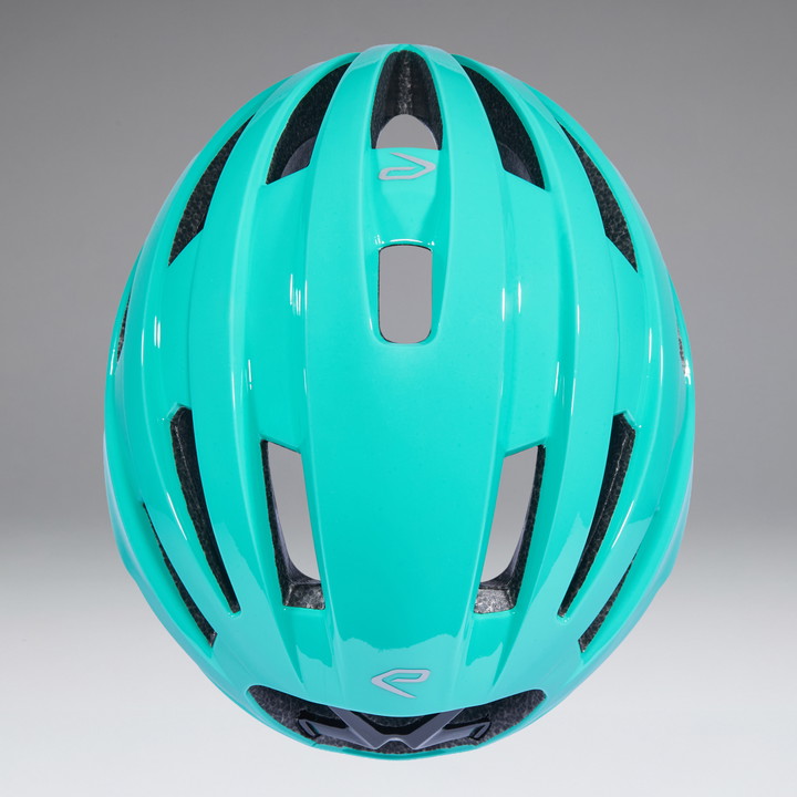 Capacete EKOI Perf GARA Aqua Logo Silver