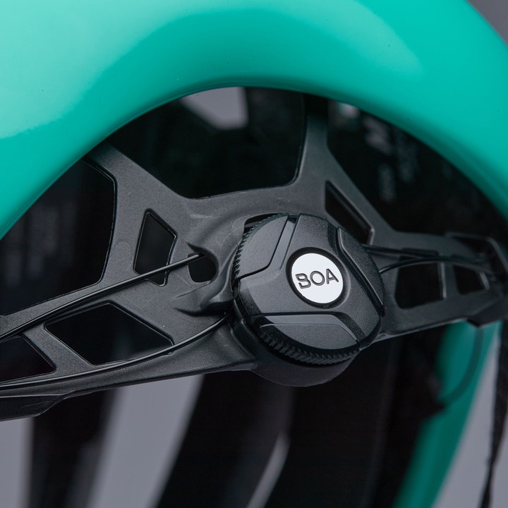 Capacete EKOI Perf GARA Aqua Logo Silver