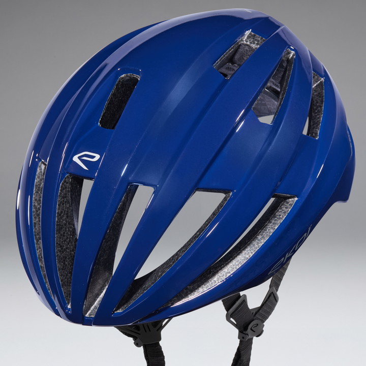 Casque EKOI Perf GARA Bleu Marine Logo Silver