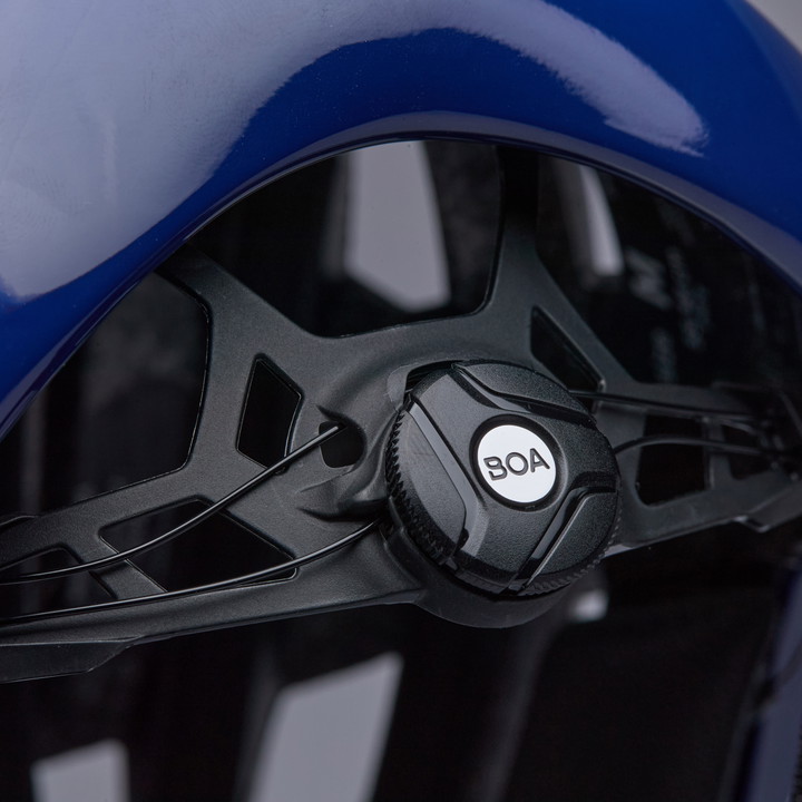 Casque EKOI Perf GARA Bleu Marine Logo Silver