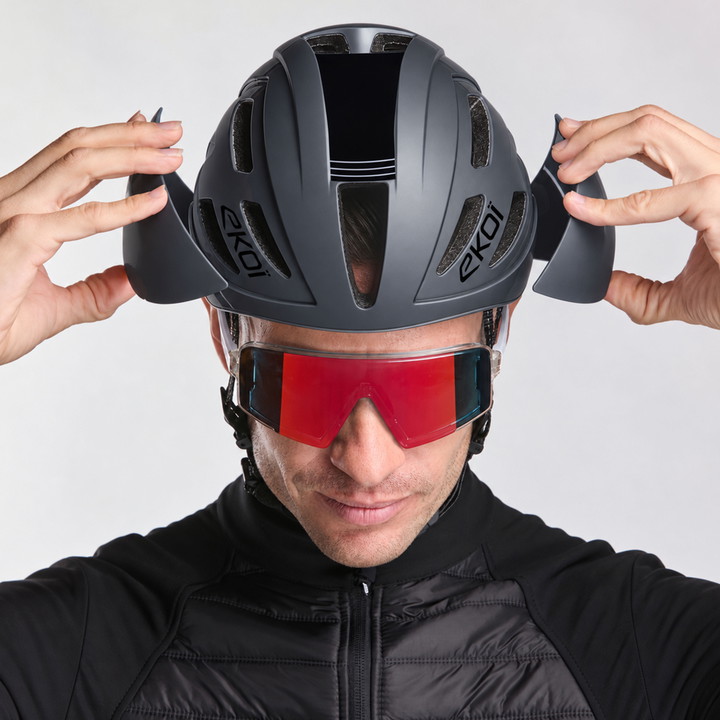 Casco EKOI Perf AERO15 Negro Mate