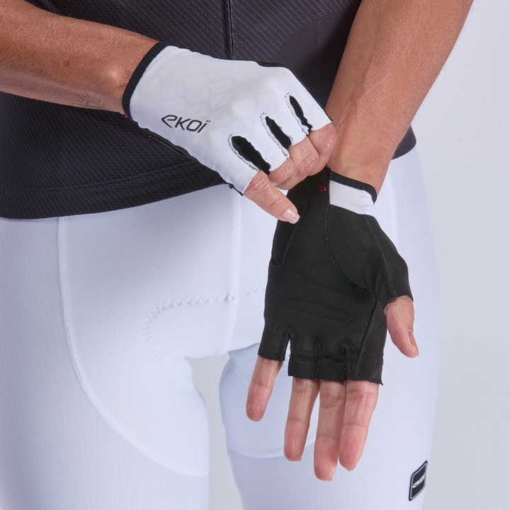 GANTS ETE Femme EKOI RACING OUTLAST BLANC