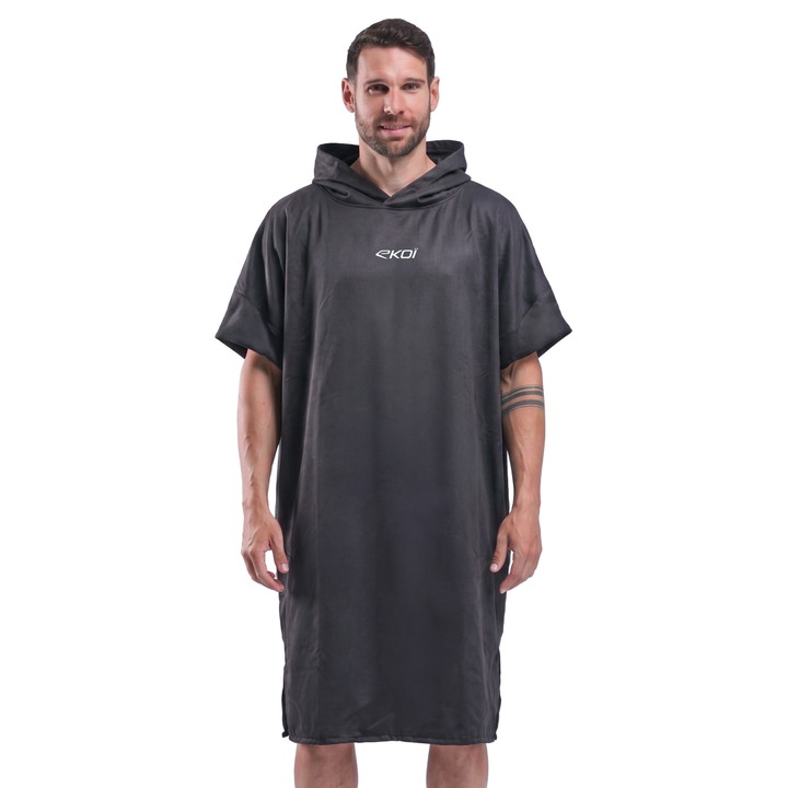 PONCHO DE TRIATHLON EKOI RACING NOIR
