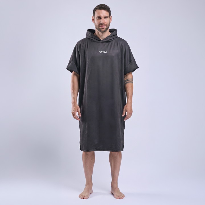 PONCHO DE TRIATHLON EKOI RACING NOIR
