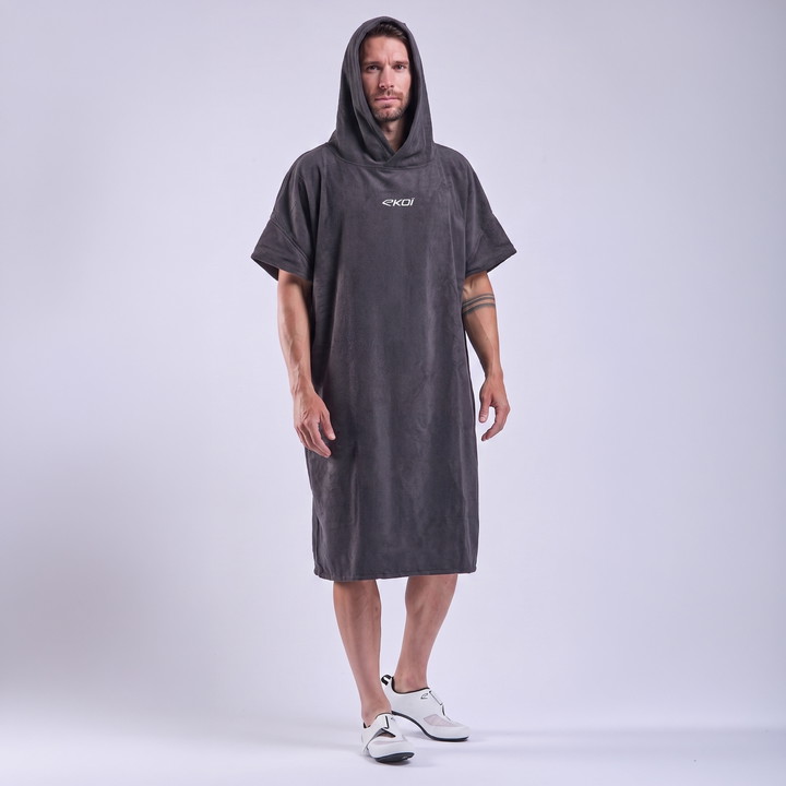 PONCHO DE TRIATHLON EKOI RACING NOIR
