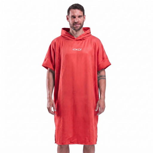 Ponczo triathlonowe EKOI Racing Czerwone