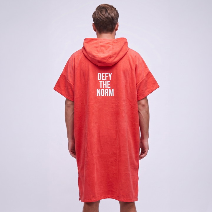 Poncho triathlon EKOI Racing Rouge